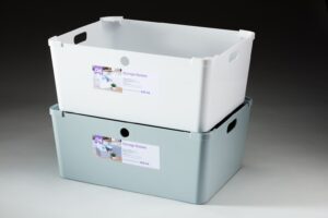 Plastic Storage Boxes & Baskets, Stackable Boxes