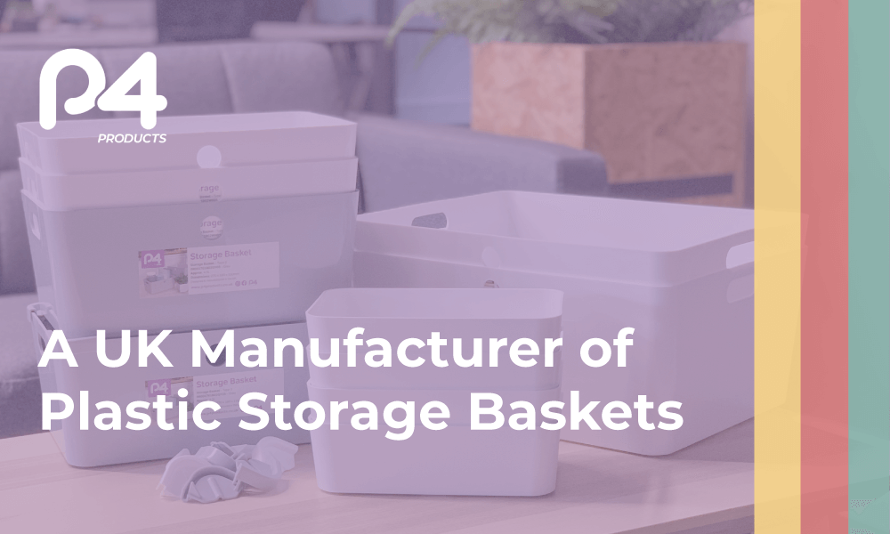 Home Storage Organisers UK, Plastic Storage Baskets, P4 Products